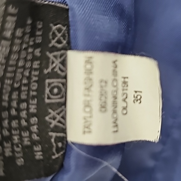 Steve Madden long bright blue long jacket full zipper belt attached hood - Picture 12 of 14